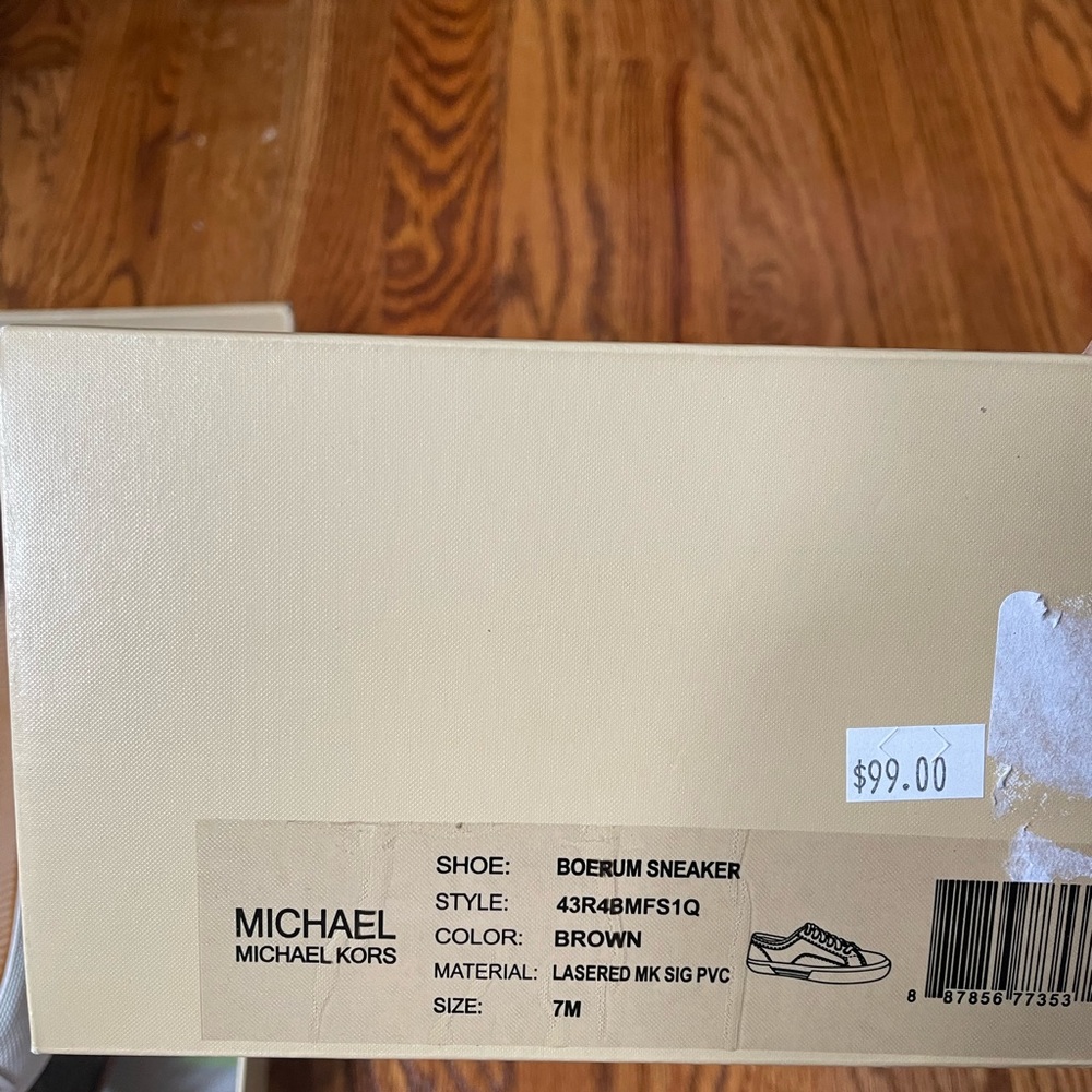 Womens Michael Kors Shoes Michael Kors Brown Boerum fashion Sneakers - Picture 2 of 7